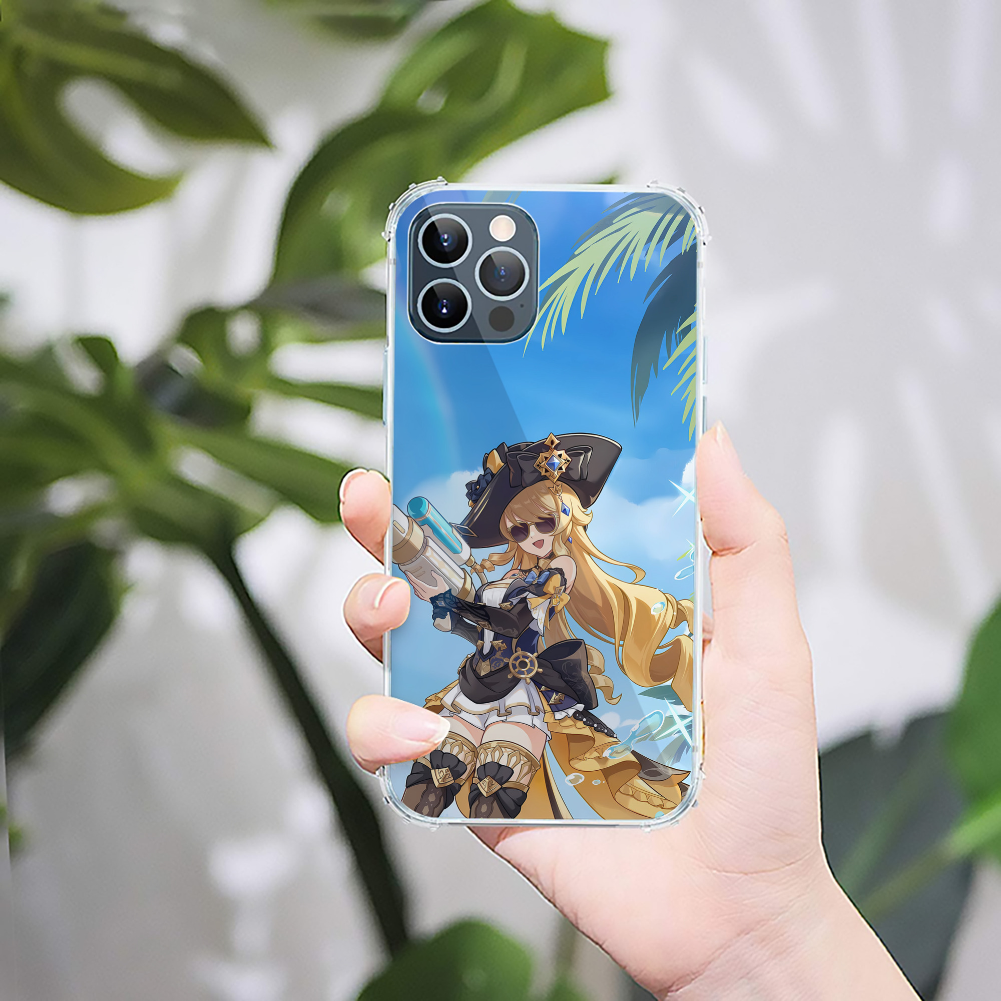 げんし神 genshin 【iPhone 12シリーズ対応】透明スマホケース（クリアソフトケース）